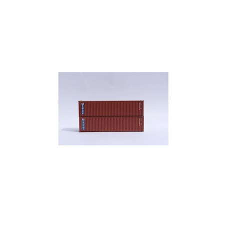Animacion 40 ft. N Scale CRONOS Container with Magnetic System, 2PK AN1660178